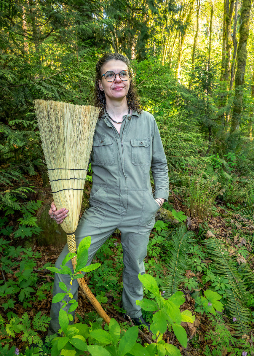 Basic Hand Broom Making Class - Rebecca Viets - Fri. 7/31