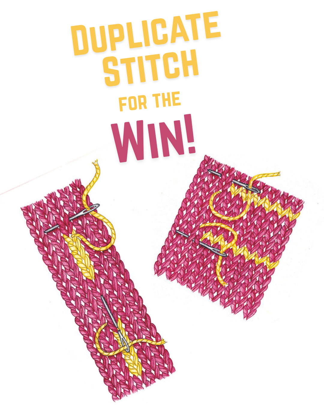 Duplicate Stitch for the Win! - Melissa Leapman - Sun. 8/2