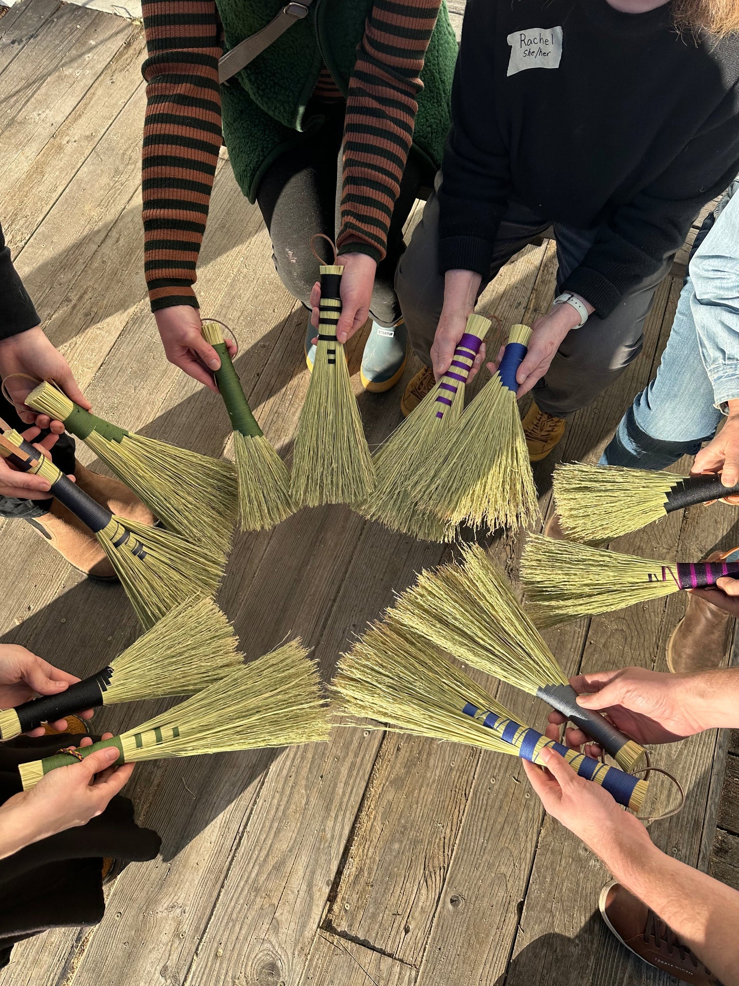Basic Hand Broom Making Class - Rebecca Viets - Fri. 7/31