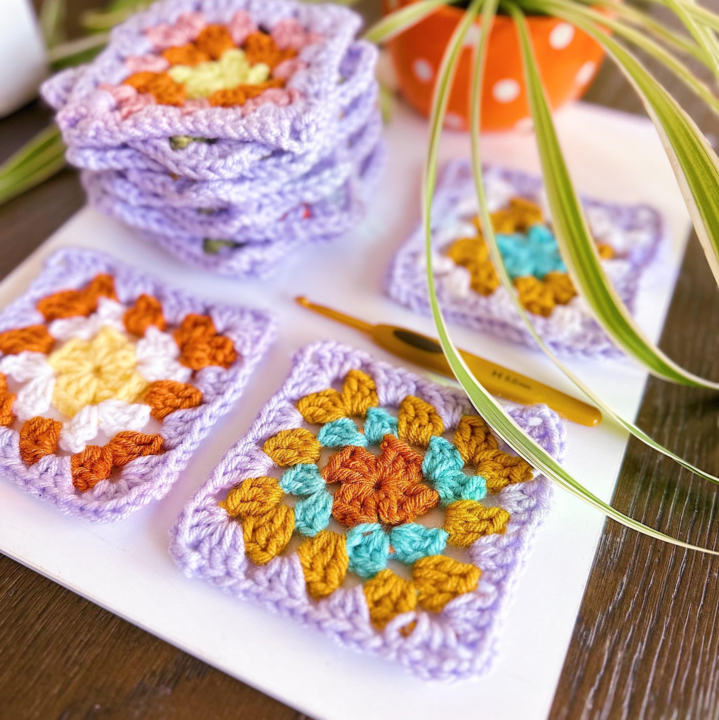 Crochet Granny Squares - Becca Denning - Sun. 8/2
