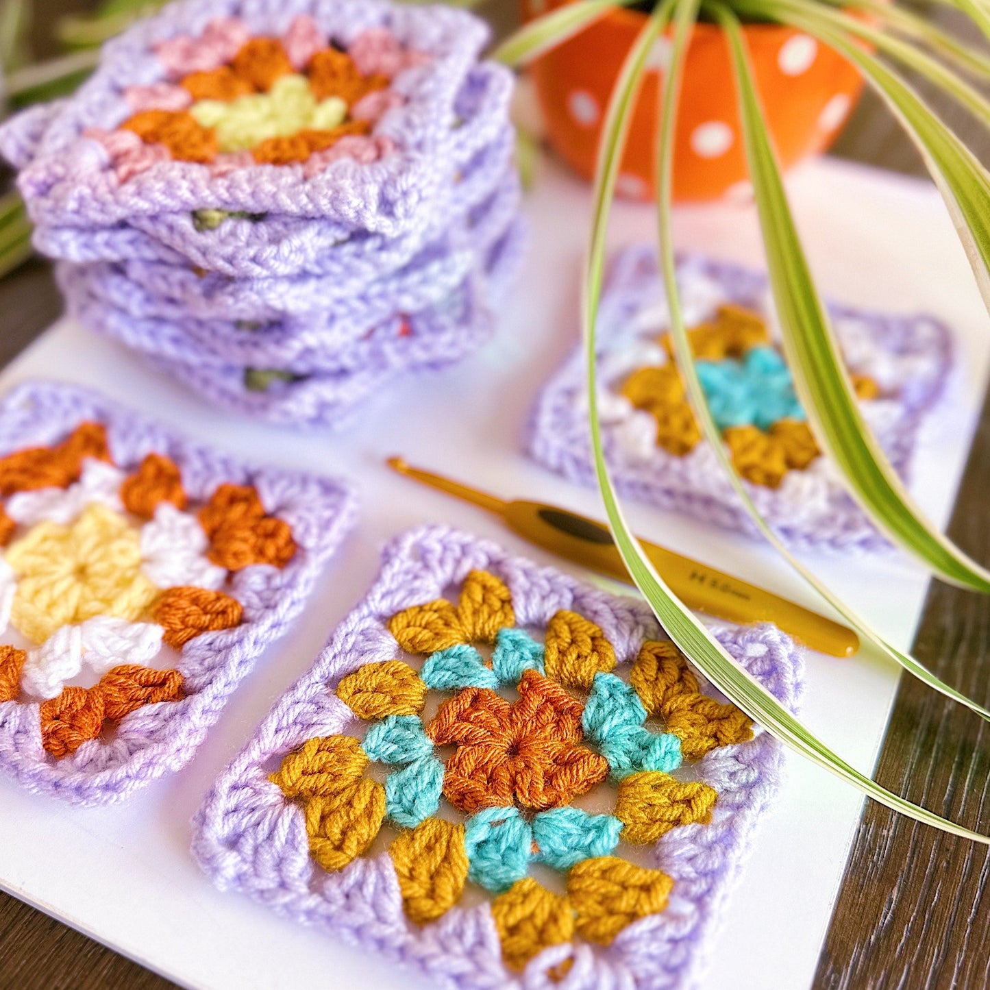 Learn to Granny Square Crochet - Becka Denning