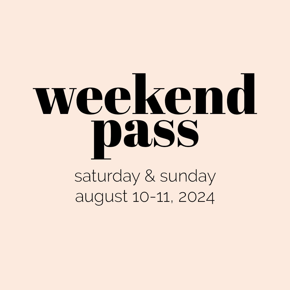 Weekend Marketplace Pass (Saturday and Sunday) Flock Fiber Festival