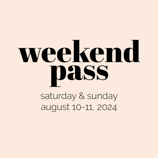 Weekend Marketplace Pass (Saturday and Sunday)